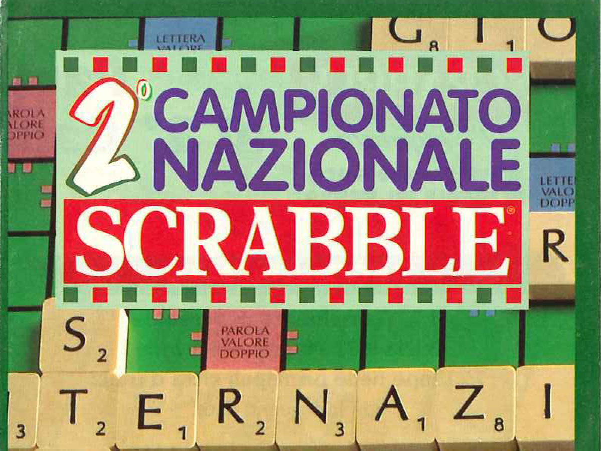 2° Campionato Nazionale di Scrabble studiogiochi