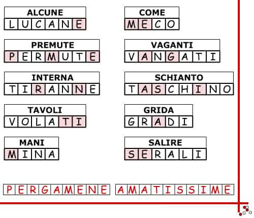 anagramma di rimandano che rima con catino