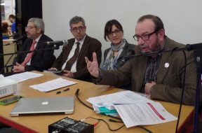 Con Furio Honsell, Filippo Fossati e Raffaella Basana a Play. Modena, 2015