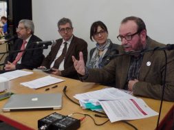 With Furio Honsell, Filippo Fossati and Raffaella Basana at Play. Modena, 2015