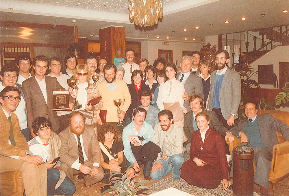 I partecipanti al Campionato Italiano di Master Mind 1982